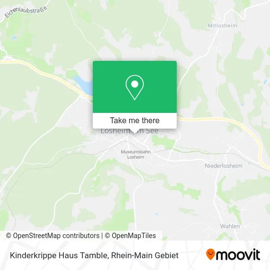 Карта Kinderkrippe Haus Tamble