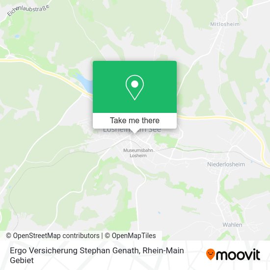 Карта Ergo Versicherung Stephan Genath