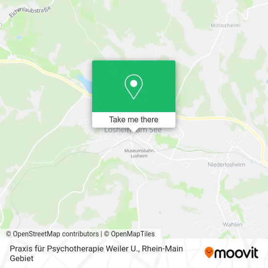 Карта Praxis für Psychotherapie Weiler U.