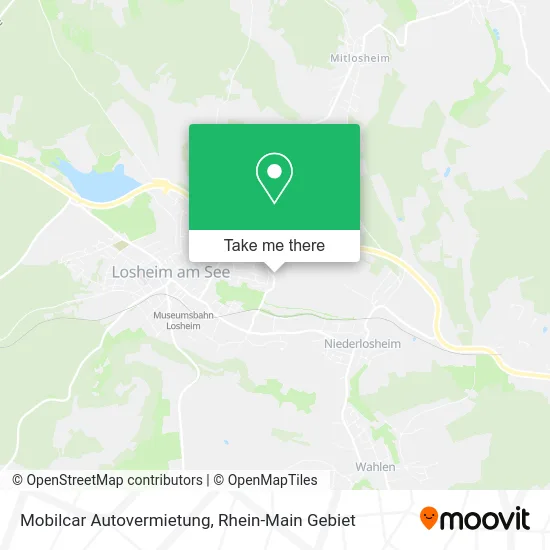 Карта Mobilcar Autovermietung