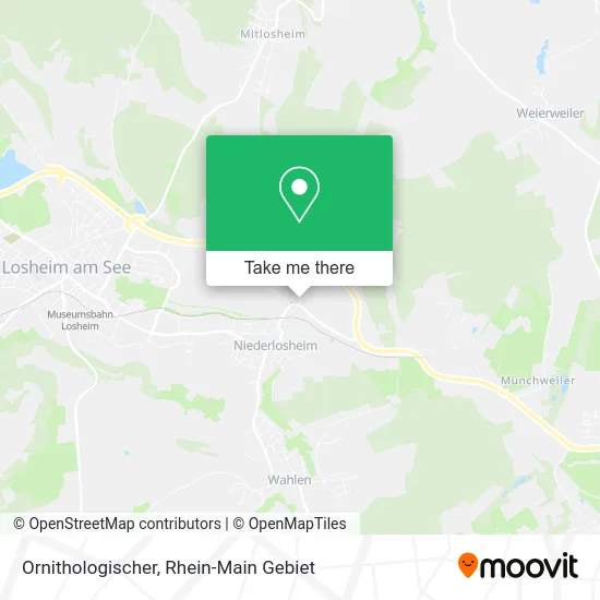 Карта Ornithologischer