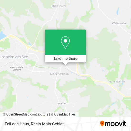 Карта Fell das Haus