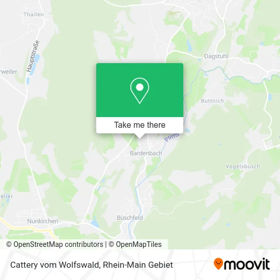 Карта Cattery vom Wolfswald