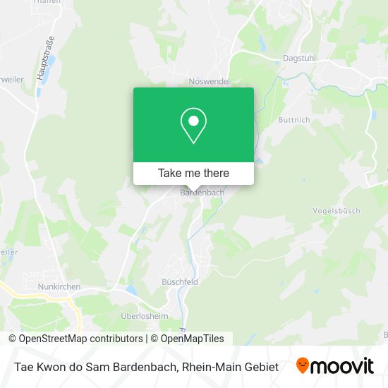 Карта Tae Kwon do Sam Bardenbach