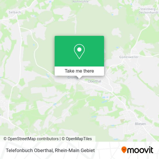 Карта Telefonbuch Oberthal