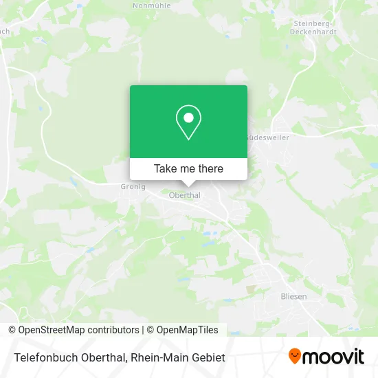 Карта Telefonbuch Oberthal