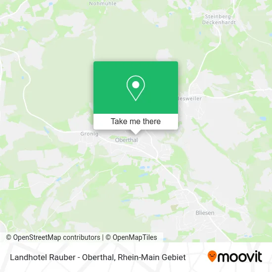 Карта Landhotel Rauber - Oberthal
