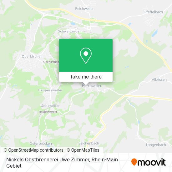 Карта Nickels Obstbrennerei Uwe Zimmer