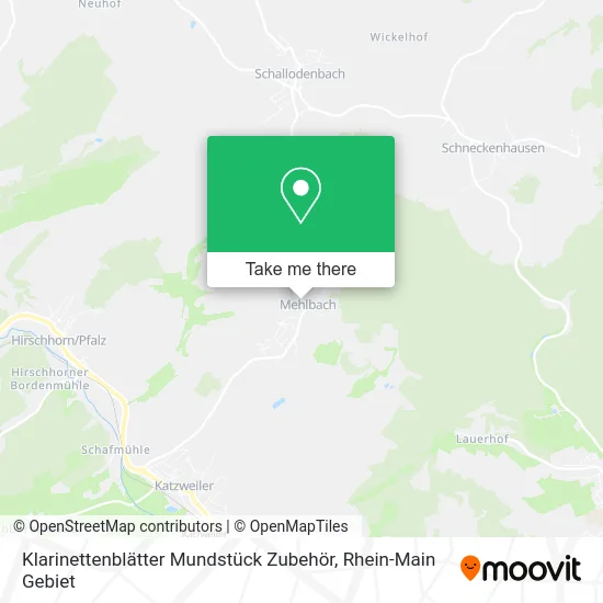 Klarinettenblätter Mundstück Zubehör map