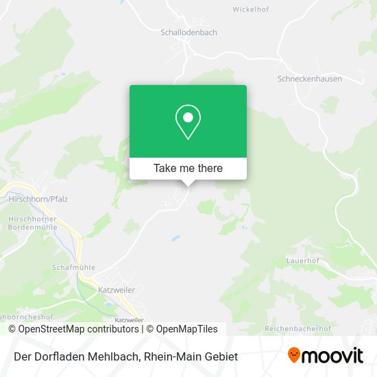 Карта Der Dorfladen Mehlbach
