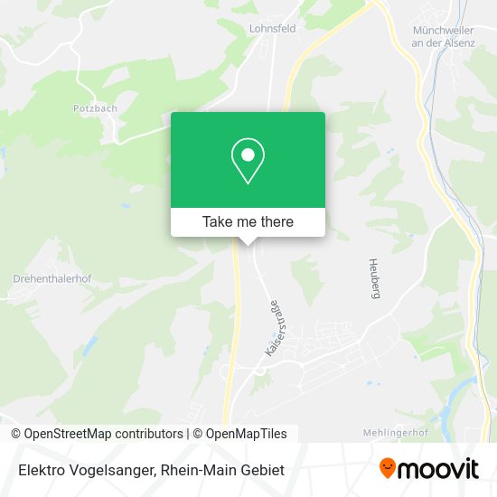 Карта Elektro Vogelsanger