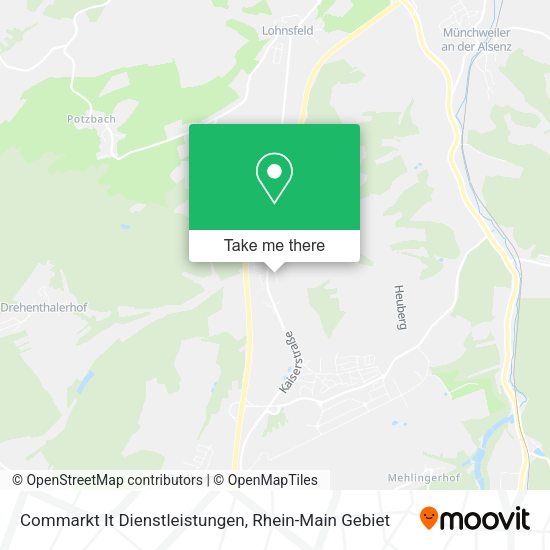 Карта Commarkt It Dienstleistungen