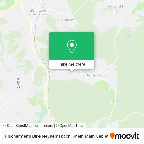 Fischermen's Bike Neuhemsbach map