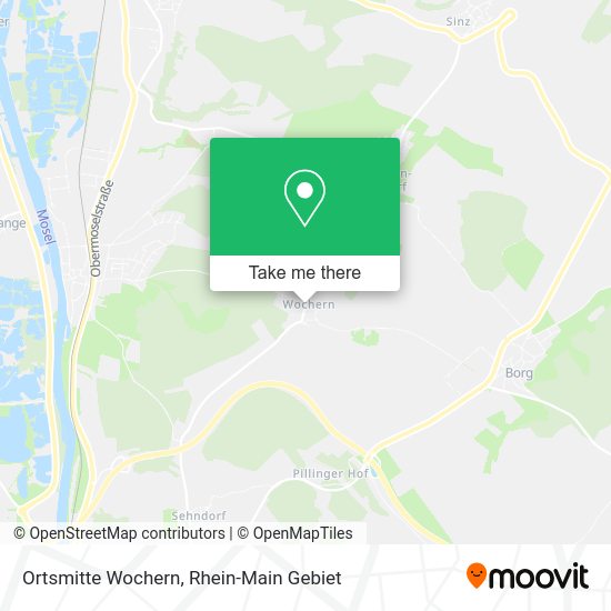 Карта Ortsmitte Wochern