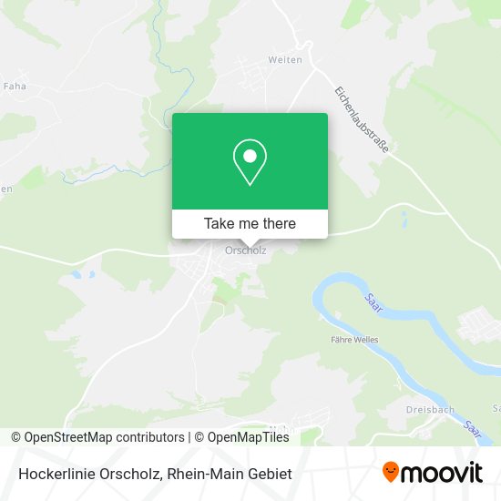 Карта Hockerlinie Orscholz