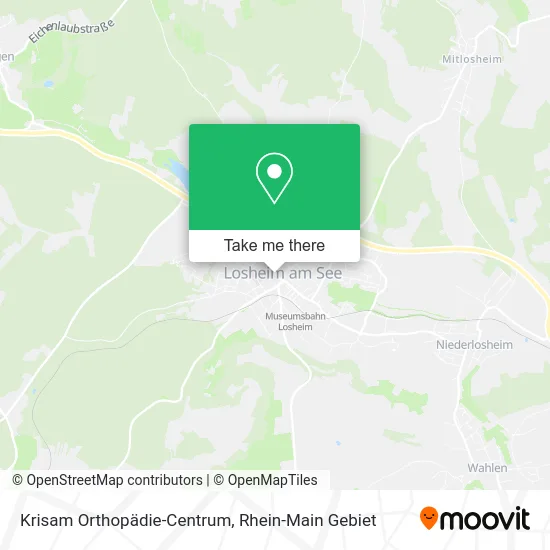 Карта Krisam Orthopädie-Centrum