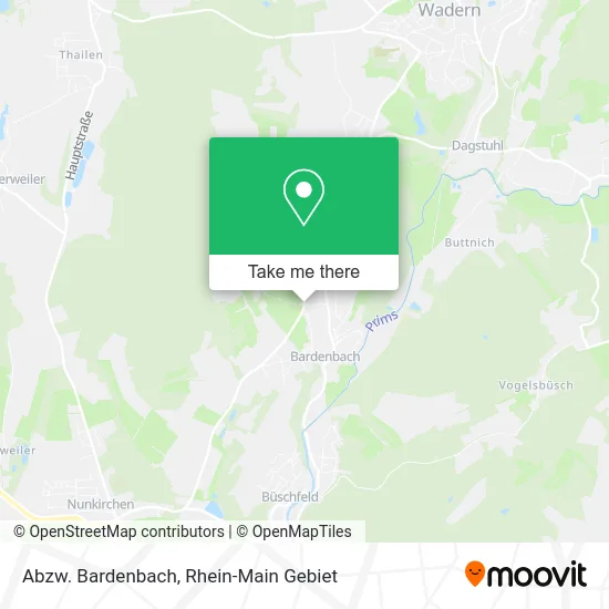 Карта Abzw. Bardenbach