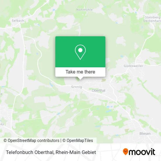 Карта Telefonbuch Oberthal