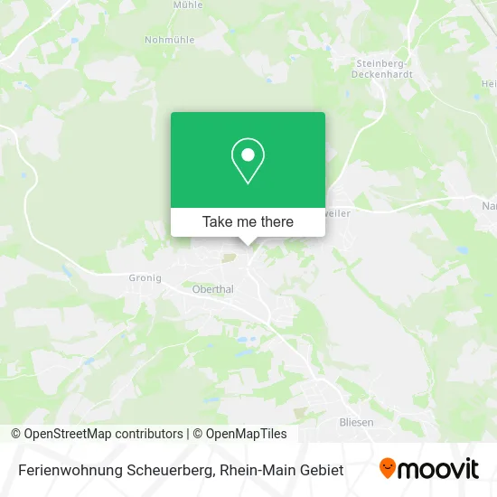 Карта Ferienwohnung Scheuerberg