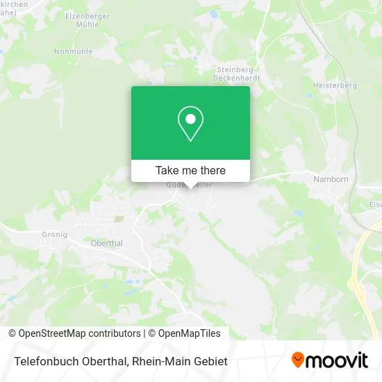 Карта Telefonbuch Oberthal