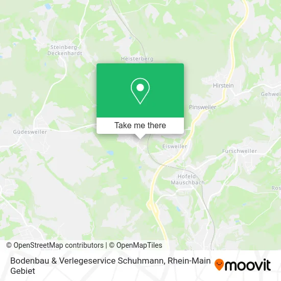 Карта Bodenbau & Verlegeservice Schuhmann