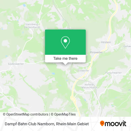 Карта Dampf-Bahn-Club Namborn
