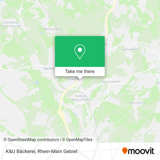 Карта K&U Bäckerei