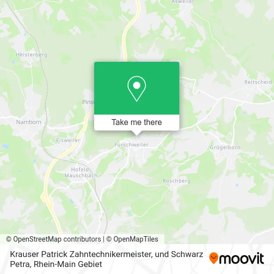 Карта Krauser Patrick Zahntechnikermeister, und Schwarz Petra