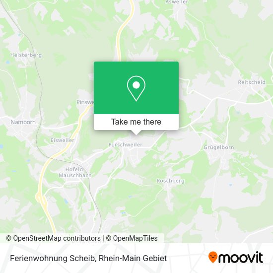 Карта Ferienwohnung Scheib