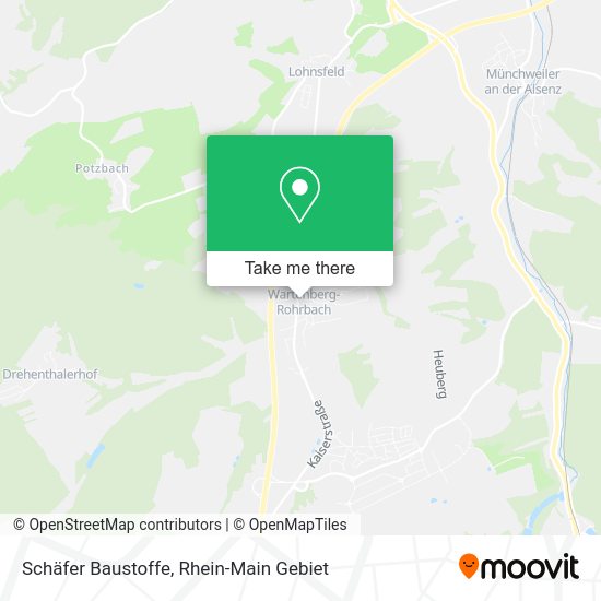 Карта Schäfer Baustoffe