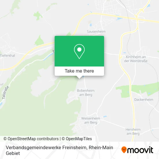 Карта Verbandsgemeindewerke Freinsheim
