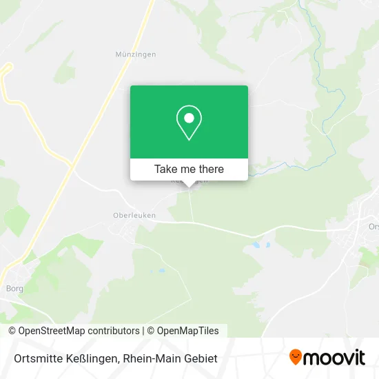 Карта Ortsmitte Keßlingen