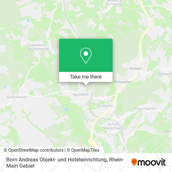 Карта Born Andreas Objekt- und Hoteleinrichtung