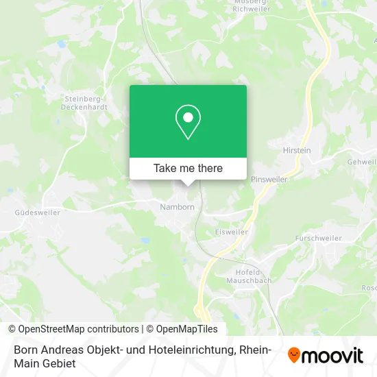 Карта Born Andreas Objekt- und Hoteleinrichtung