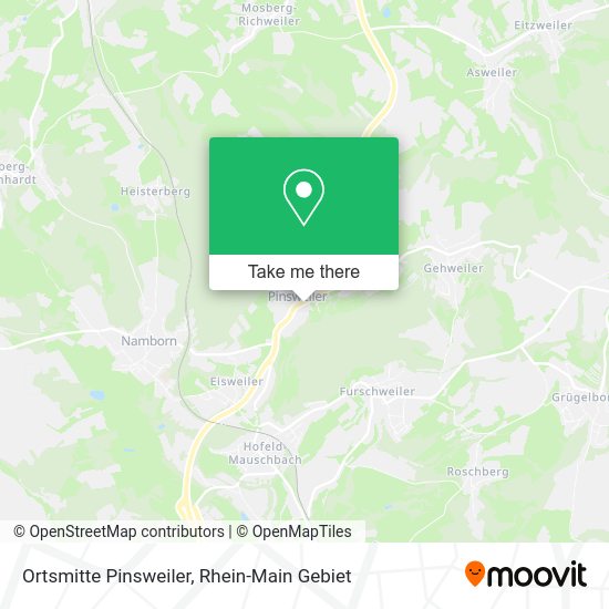 Карта Ortsmitte Pinsweiler