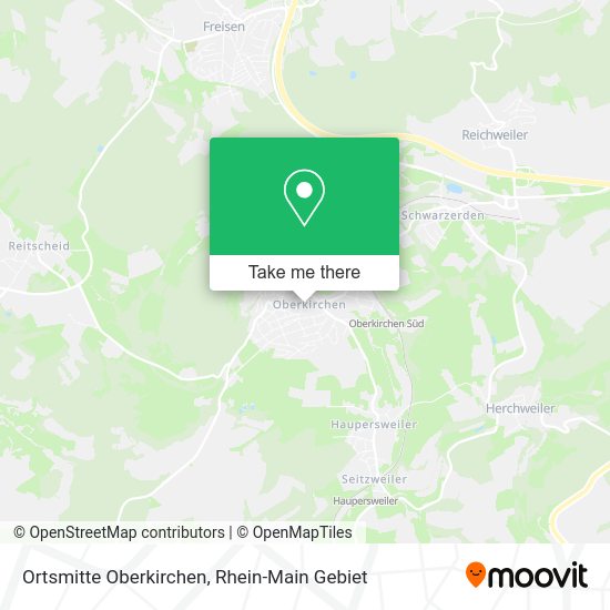 Карта Ortsmitte Oberkirchen
