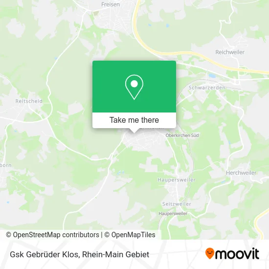 Карта Gsk Gebrüder Klos