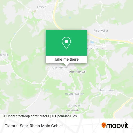 Карта Tierarzt Saar