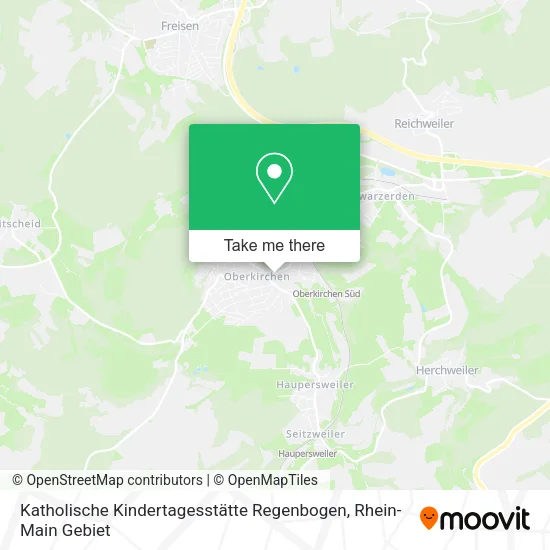 Карта Katholische Kindertagesstätte Regenbogen