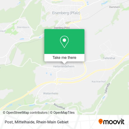Карта Post, Mittelhaide