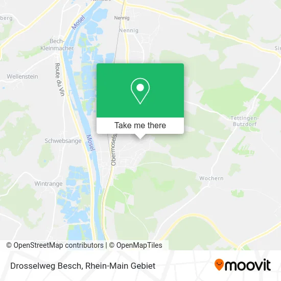 Карта Drosselweg Besch