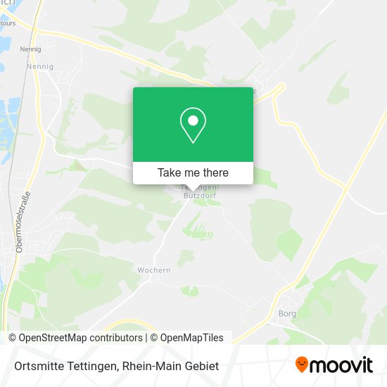 Карта Ortsmitte Tettingen