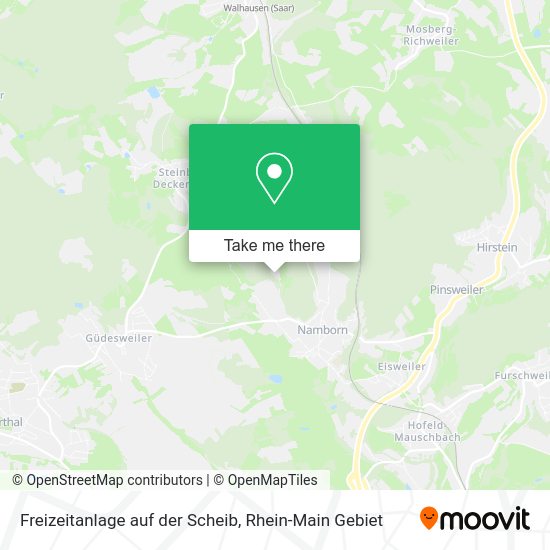 Карта Freizeitanlage auf der Scheib