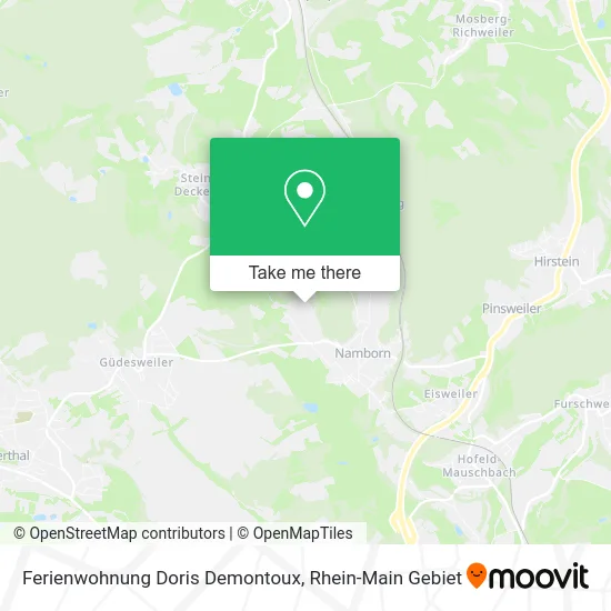 Карта Ferienwohnung Doris Demontoux