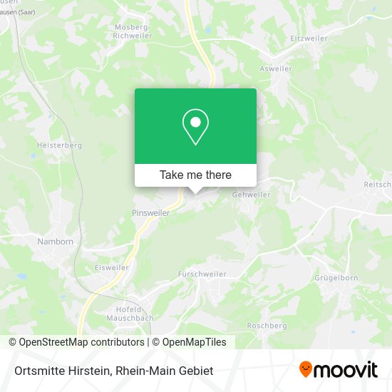 Карта Ortsmitte Hirstein