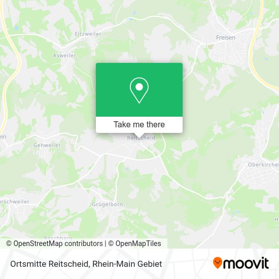 Карта Ortsmitte Reitscheid