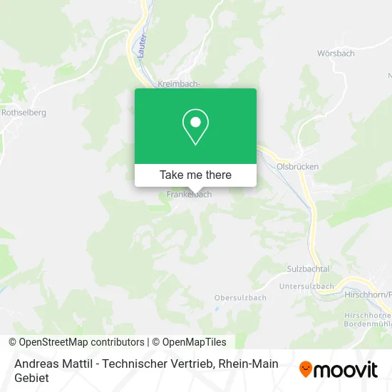 Andreas Mattil - Technischer Vertrieb map