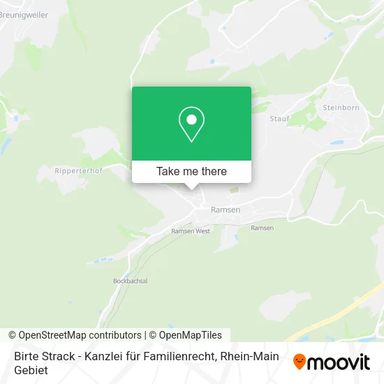 Карта Birte Strack - Kanzlei für Familienrecht