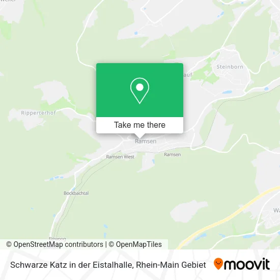 Карта Schwarze Katz in der Eistalhalle