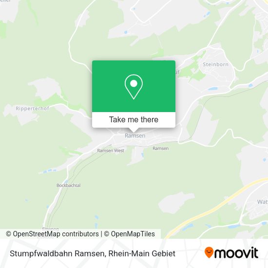 Карта Stumpfwaldbahn Ramsen